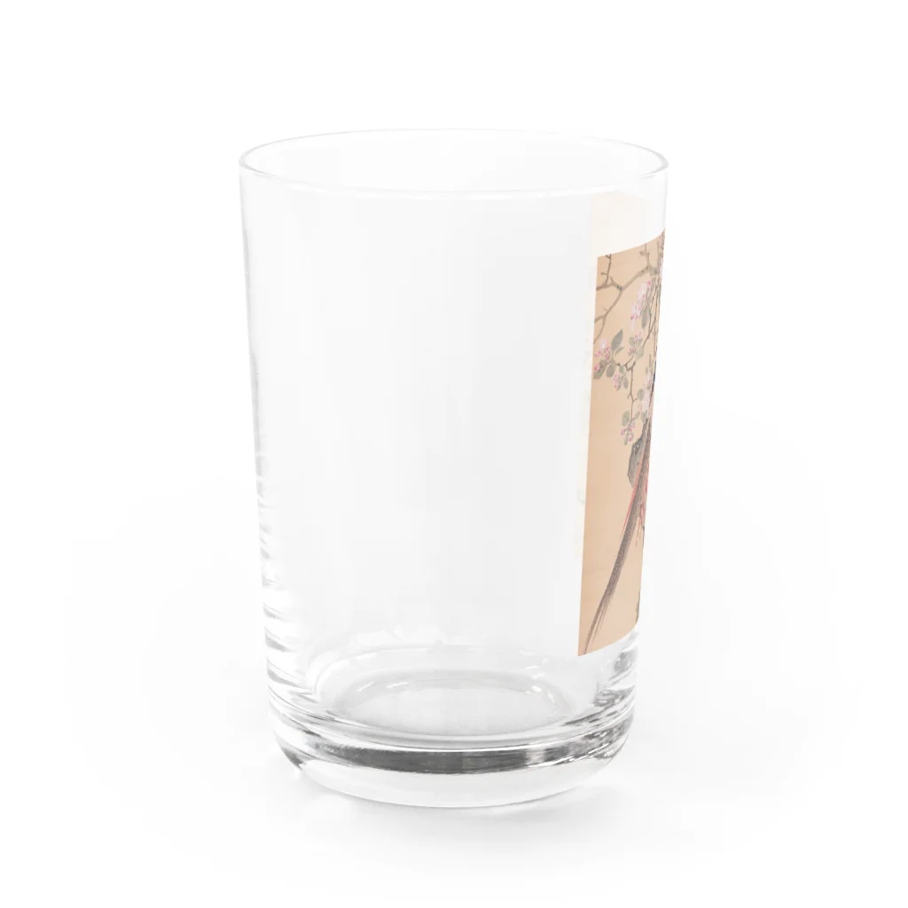 寿めでたや(ukiyoe)の浮世絵 UKIYOE 円山応挙；金鶏 Water Glass :left