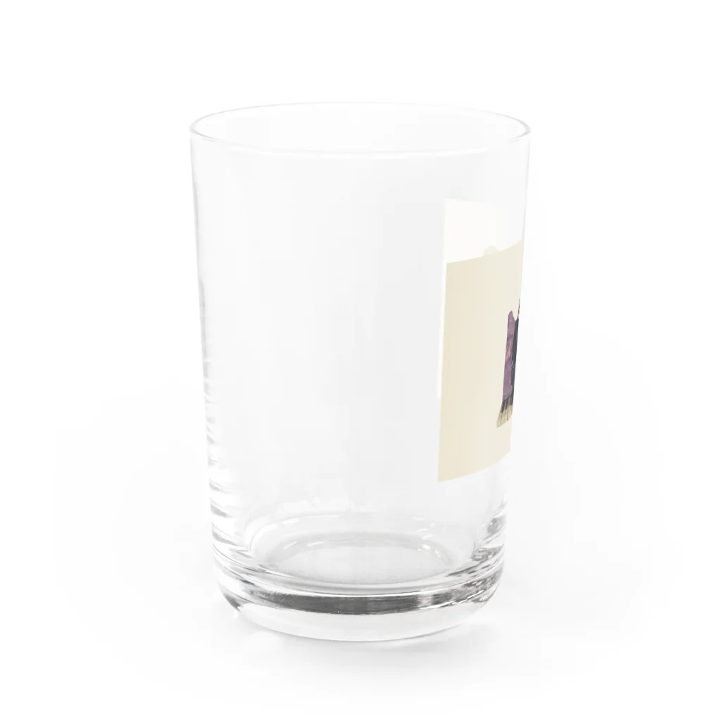 もんぶらんのスーツ薔薇顔 Water Glass :left