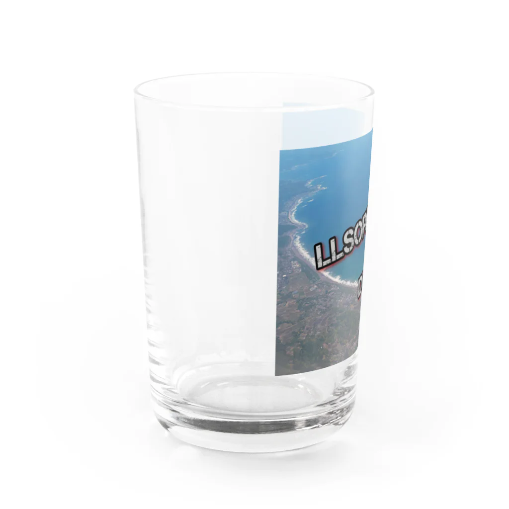 K&Kの上空からの景色(文字あり) Water Glass :left