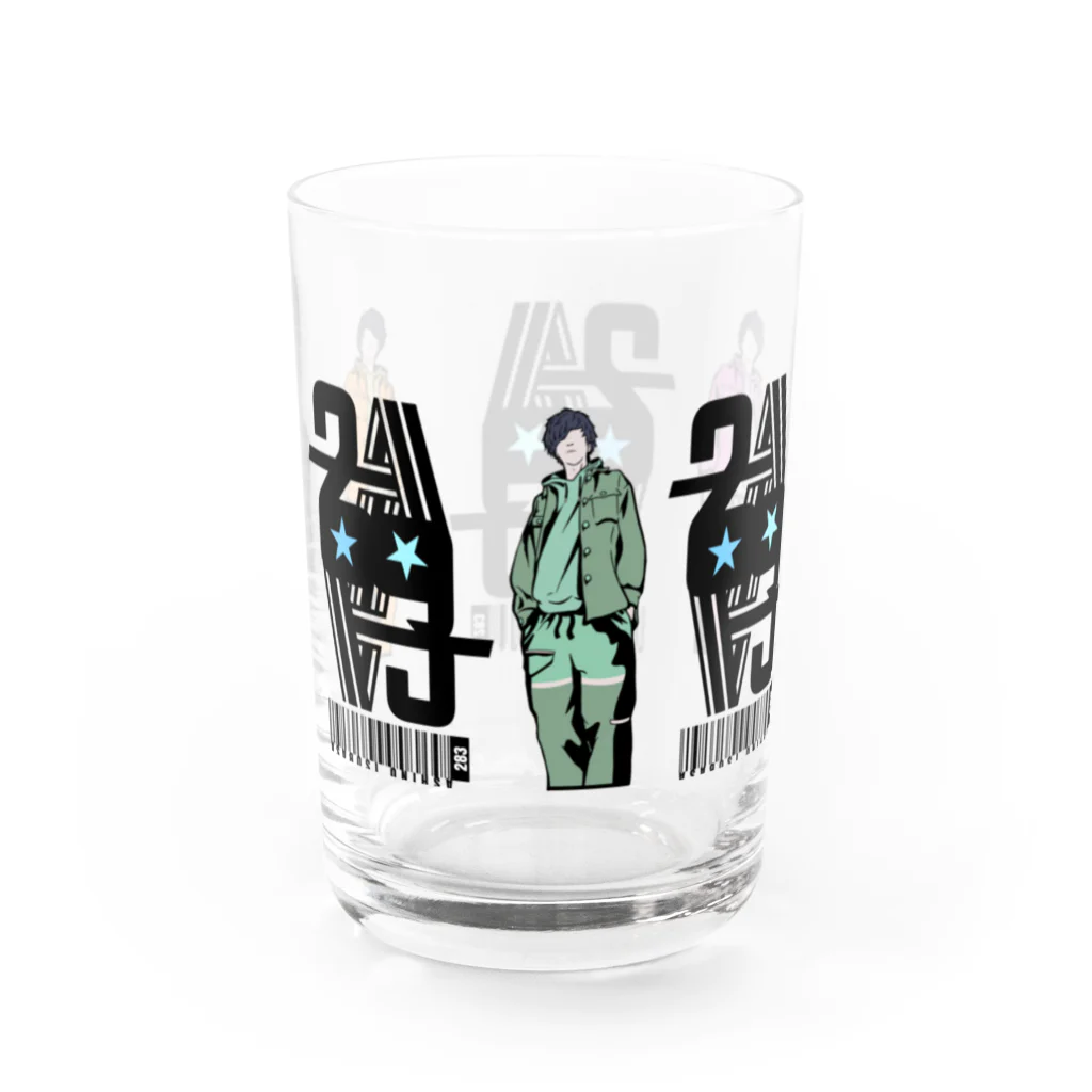 ASHINO official goodsのA283＆シルエット グラス グラス左面