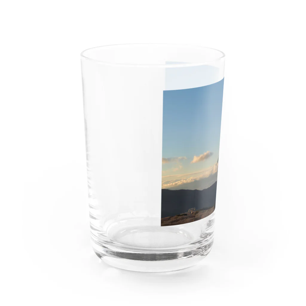 milkのふじさん Water Glass :left