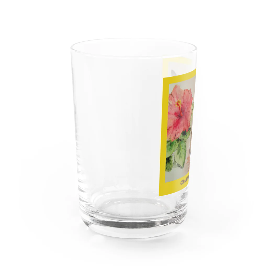 CHANMARKET のハイビスカス・コア氏2 Water Glass :left