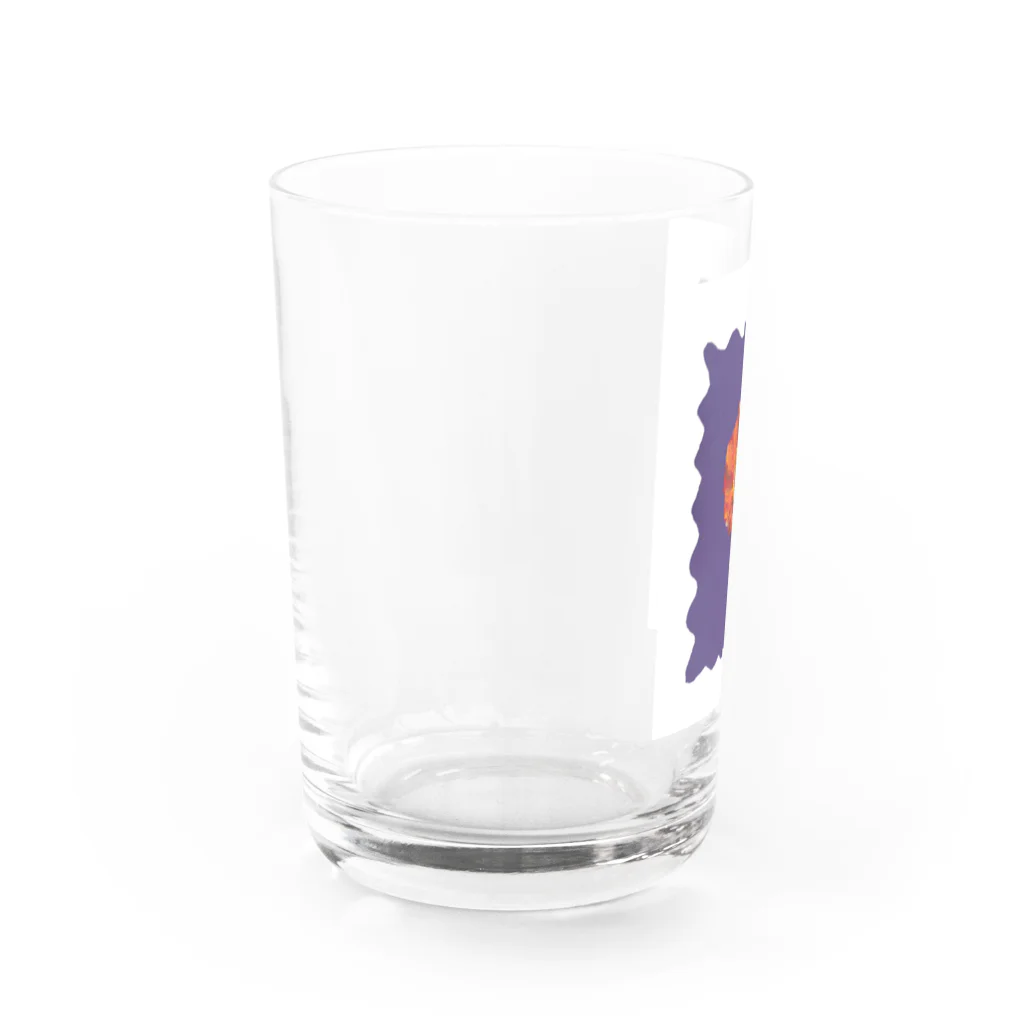 oilpastelhinaのポピー Water Glass :left