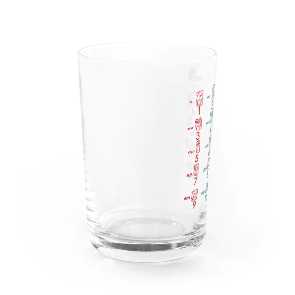 say-coのマヤ数字 Water Glass :left