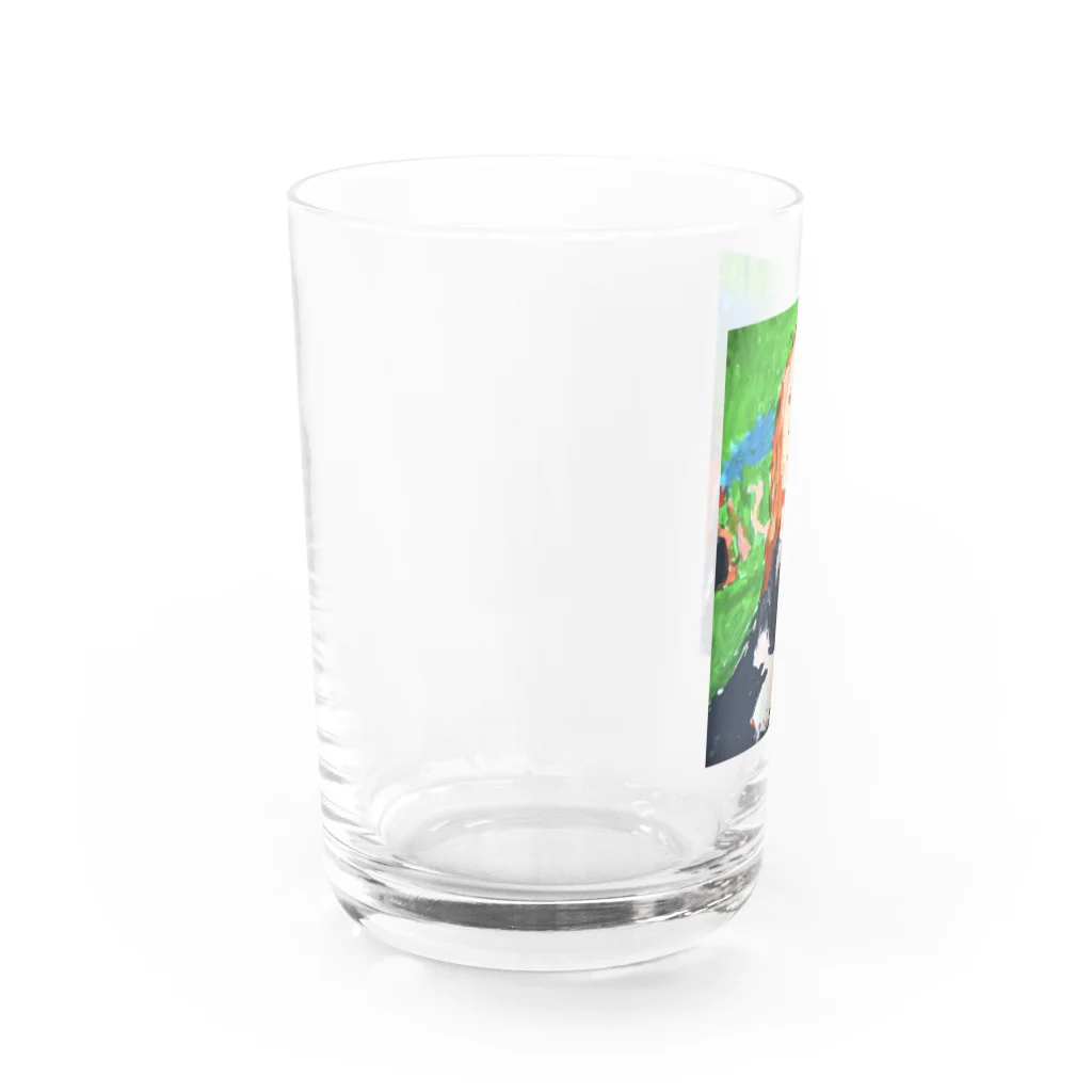 ギフっ子SHOPのギフのモナリザ Water Glass :left