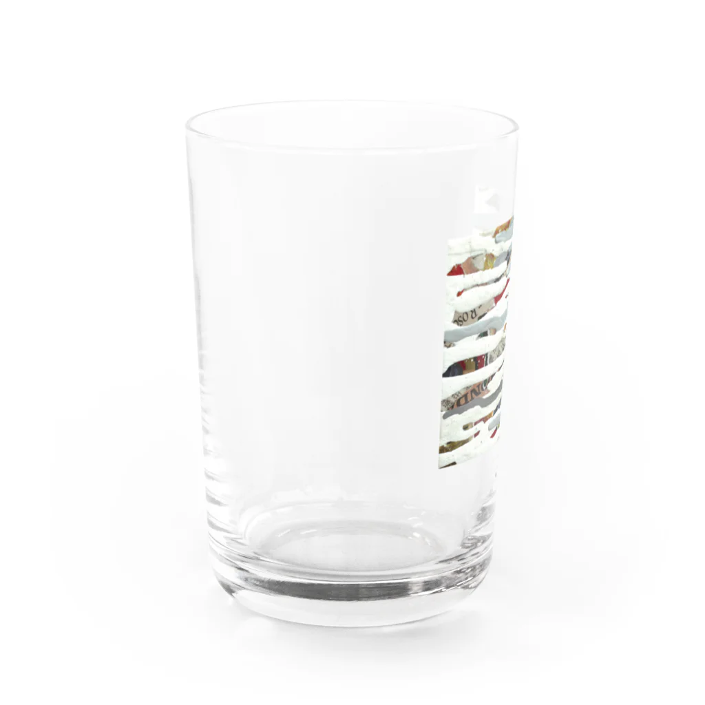 addfuns NAO MORIGOの時の隙間 ブロック バックロゴマーク無し Water Glass :left