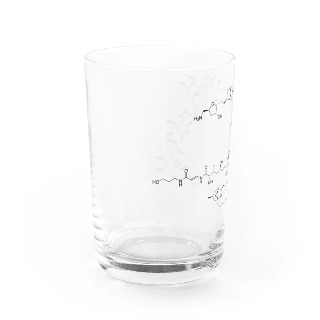 生肉のパリトキシン構造式 Water Glass :left