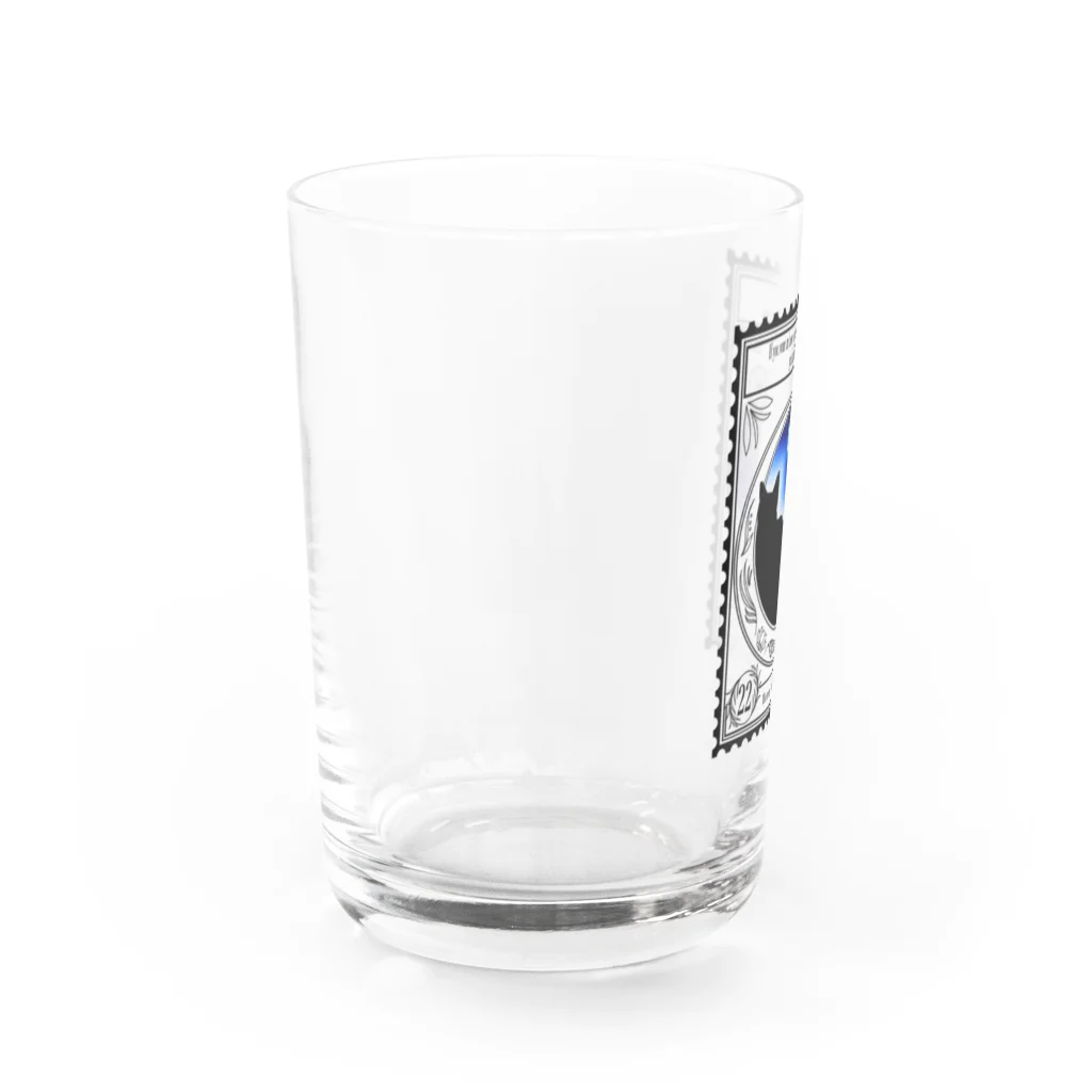 せつらの切手風　カラー Water Glass :left