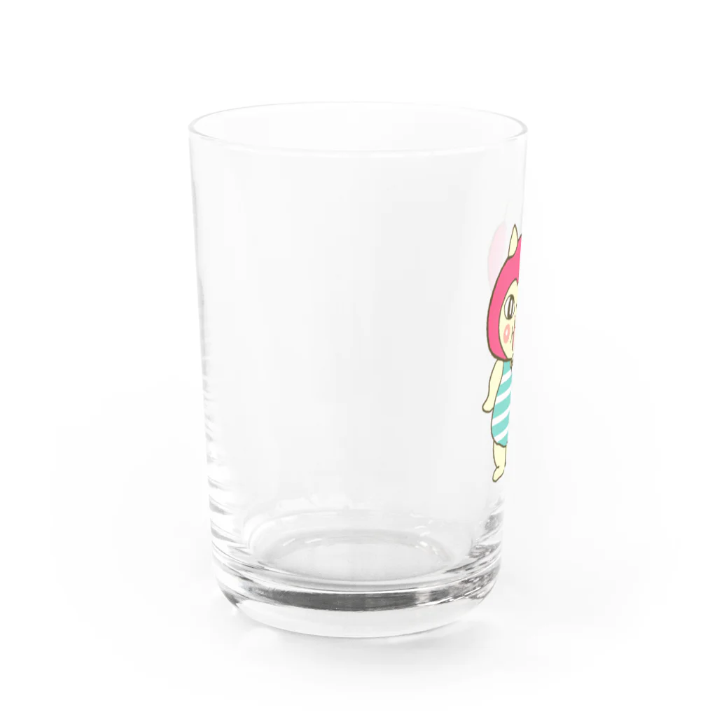 ひよこのおみせのむちむちにくにゃんV Water Glass :left