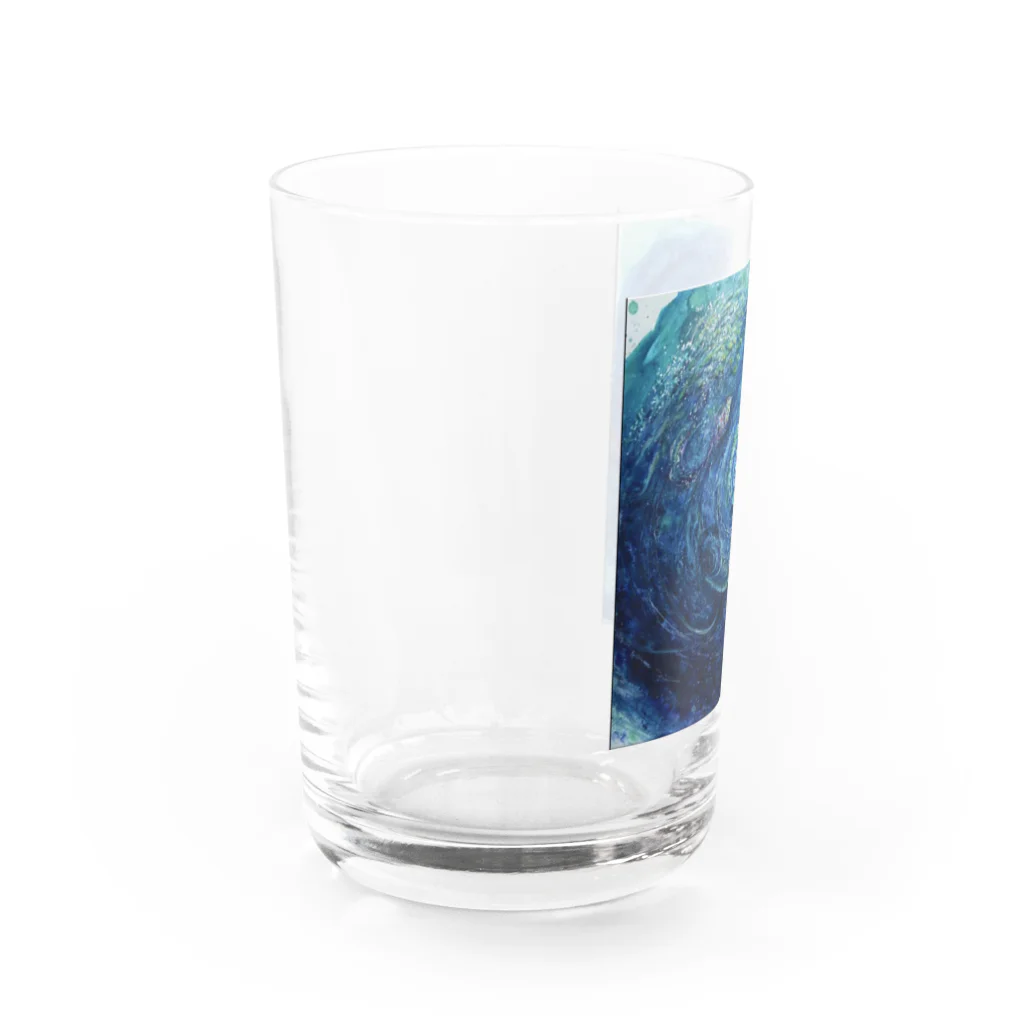 World Peace HaNaの繋がり~星空の美しい国より~ Water Glass :left