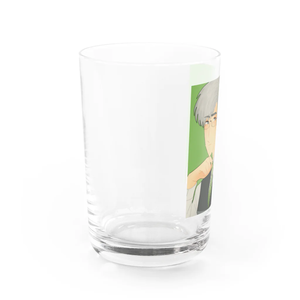 わたつみの💚先生💚 Water Glass :left