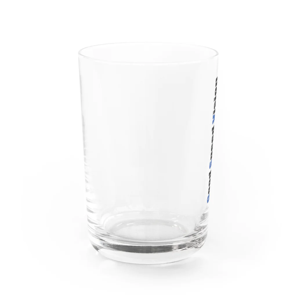 GoodSpeedVisionオンラインストアのGoodSpeedVision（色文字） Water Glass :left