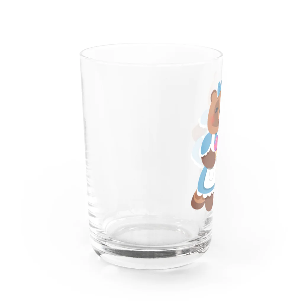 うとのぎゃらり〜🐰の不思議の国のたぬき　アリス Water Glass :left