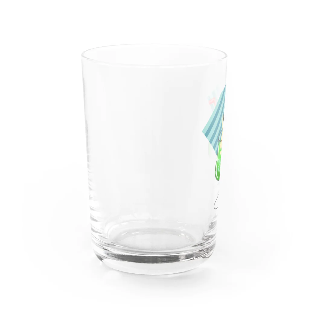 SHOP ベアたんのシュワシュワ　ウエネコさん Water Glass :left