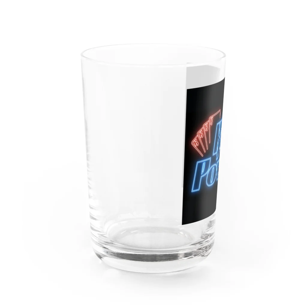 ランパンプス単独グッズショップのKing Power ロゴ　グラス Water Glass :left