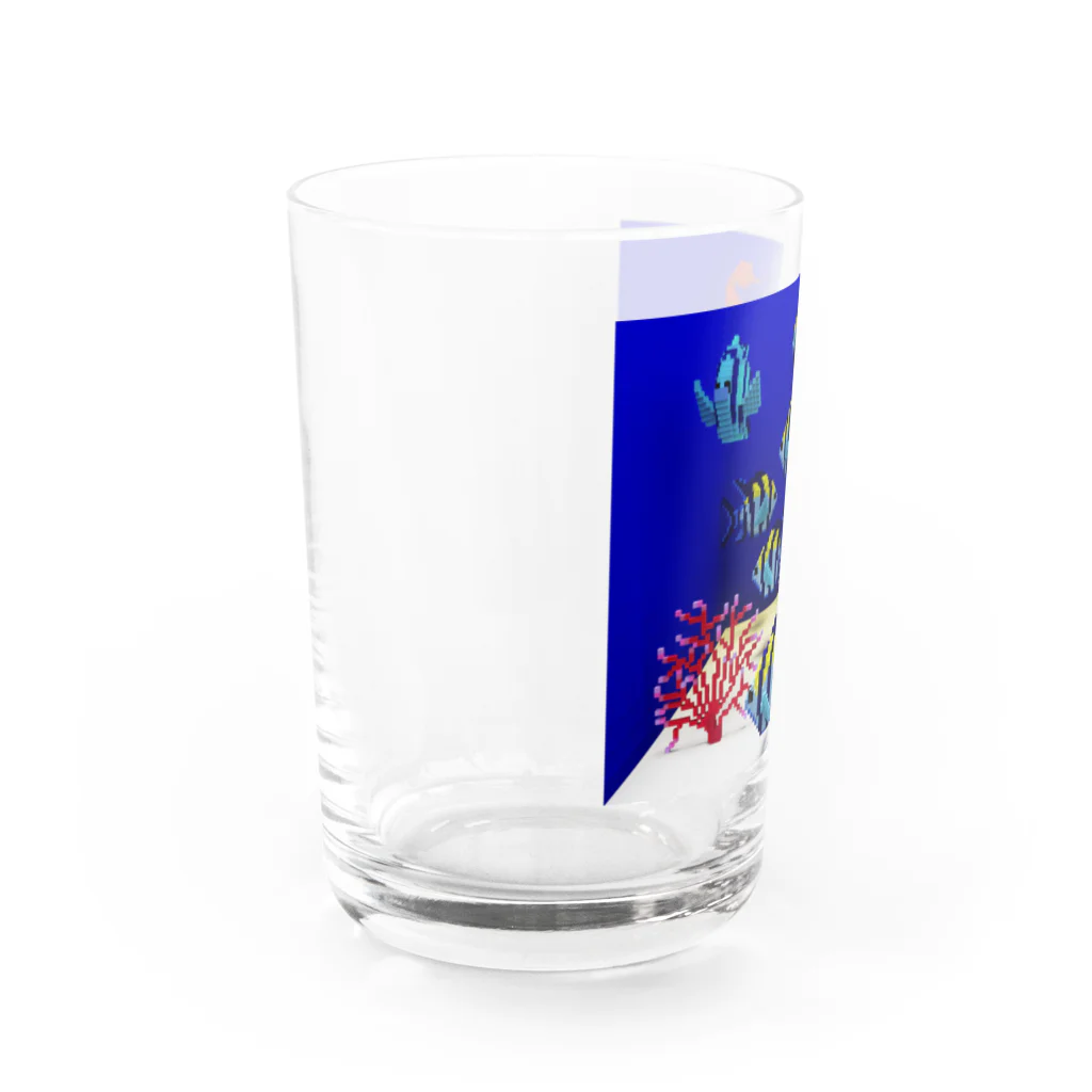 ユンタウェイ@沖縄の魅力を届け隊Vloggerのオヤビッチャのボクセルアート Water Glass :left