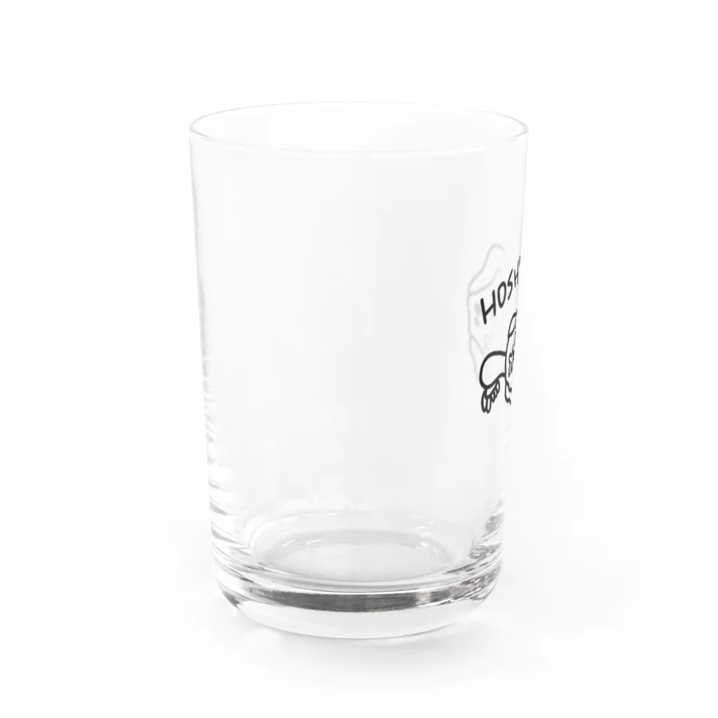 satoyamanokoのゆるかわホシエイ Water Glass :left