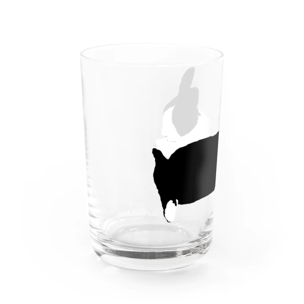 えりんごのねそべりうさぎ Water Glass :left