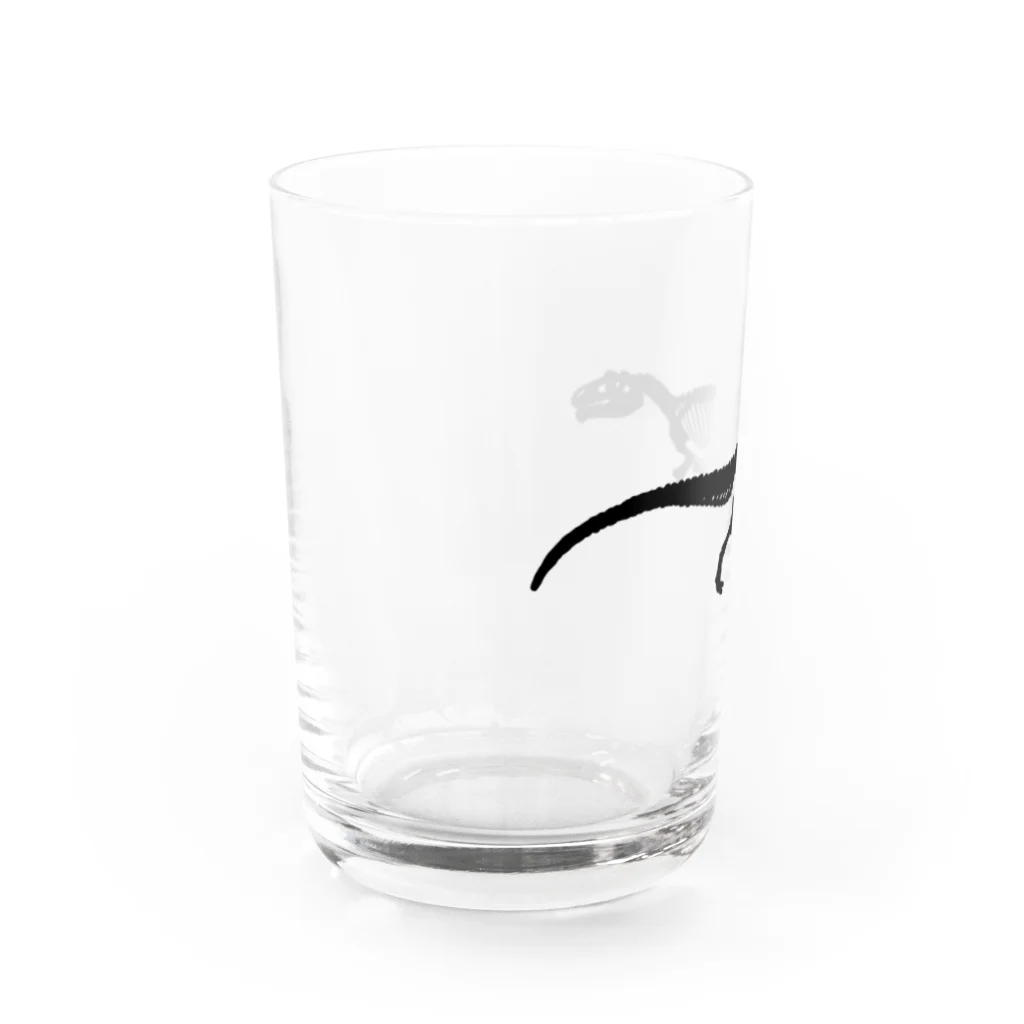 thoroughbred horseのあろさうるすのほね Water Glass :left