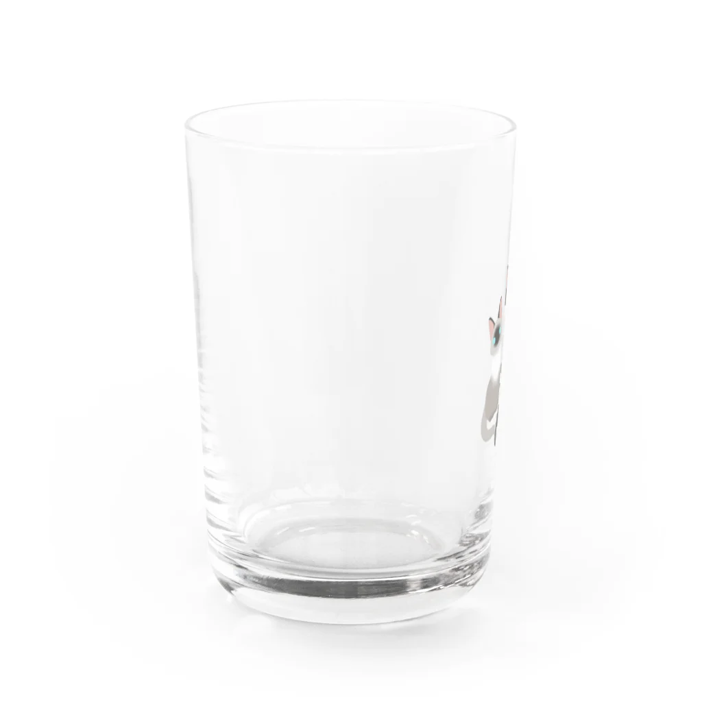 猫好きによる猫好きのための店の愛猫グラス Water Glass :left