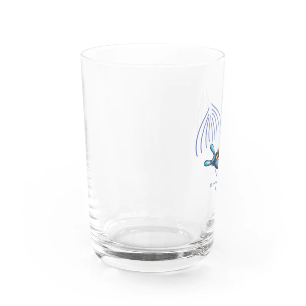 moeseaslugのアカフチミドリガイ Water Glass :left