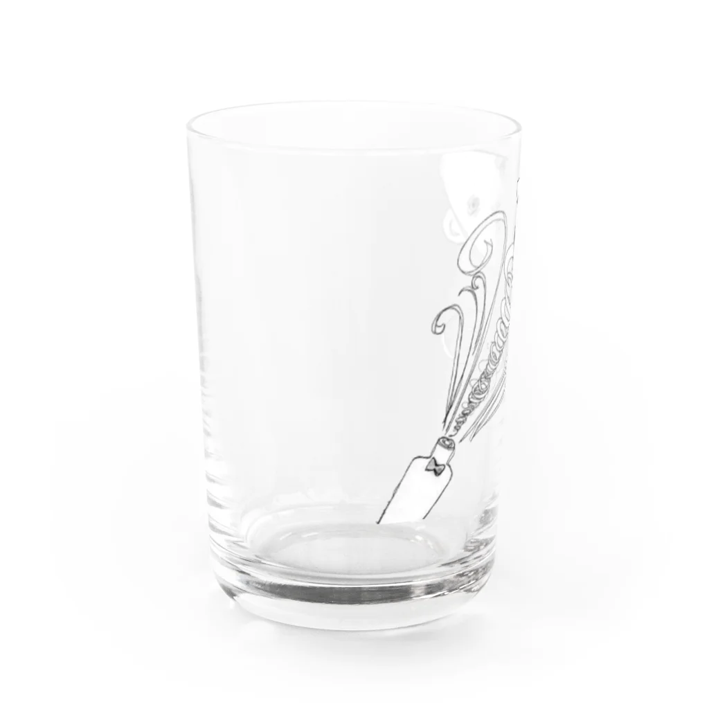 こじむら屋さん。の吃驚くん Water Glass :left