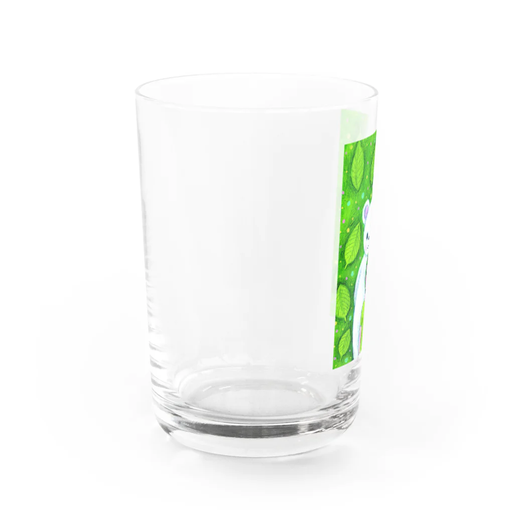 PETDOGSの「緑の気持ち」ロンググラス Water Glass :left