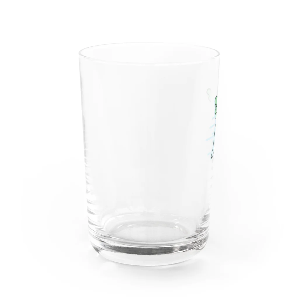 おばけ植物園【小物屋】のにげる大根 Water Glass :left