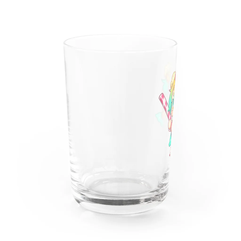 カラメリー･ファクトリーのカラメリーちゃん ソーダフロートver. Water Glass :left