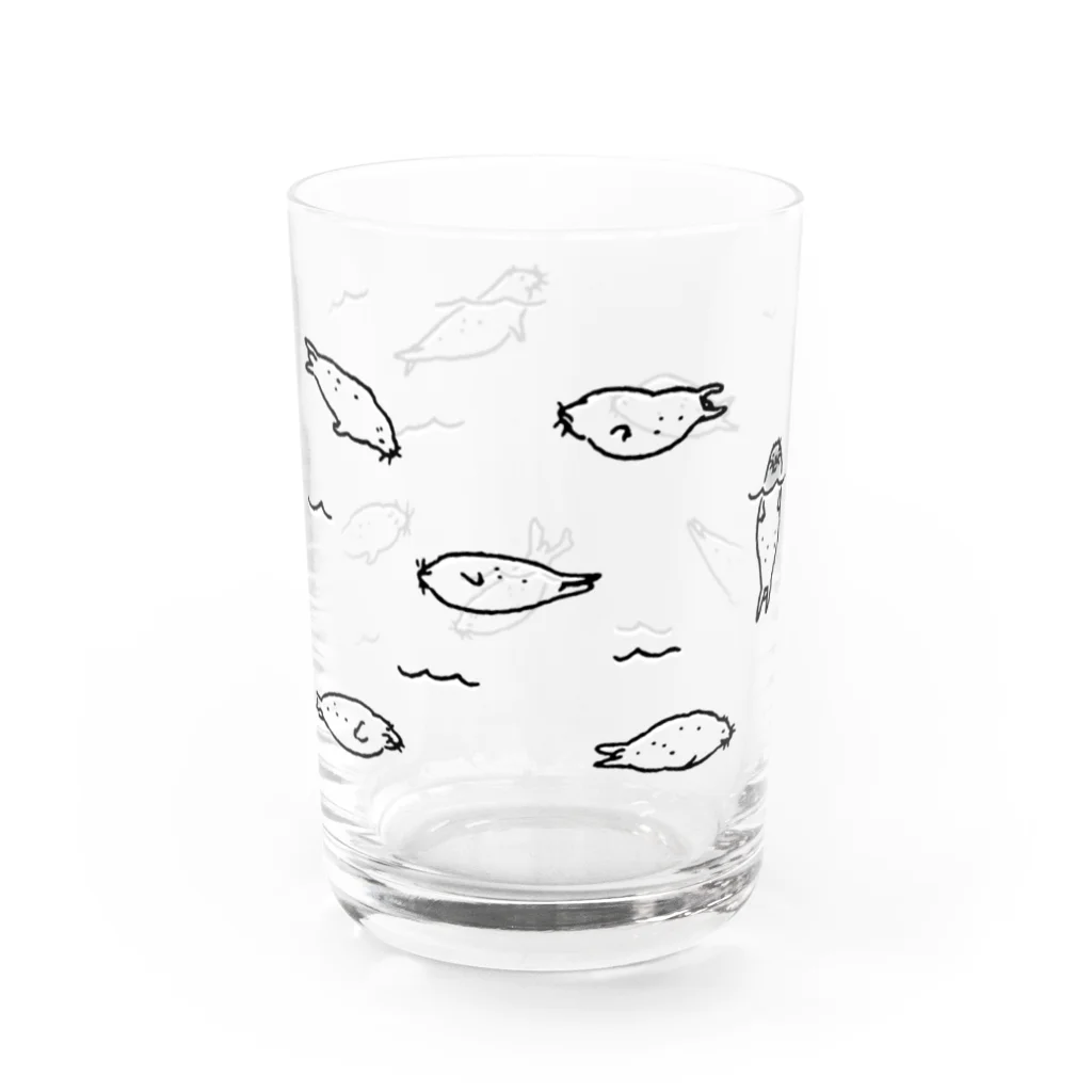 ぴすぴすのぷかぷかアザラシ Water Glass :left