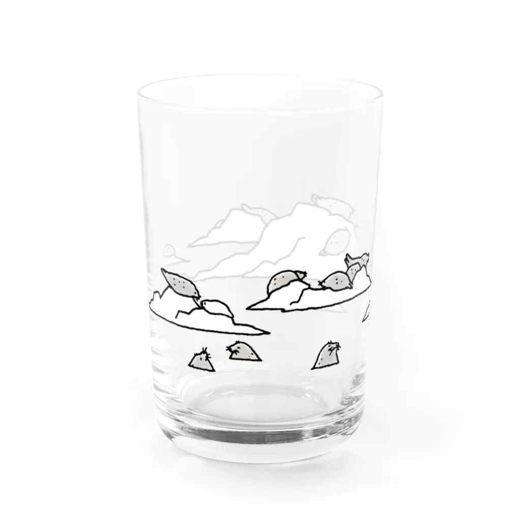 ぴすぴすのひえひえアザラシ Water Glass :left