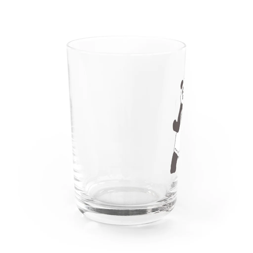 PANDA Mの立ち上がりパンダ Water Glass :left