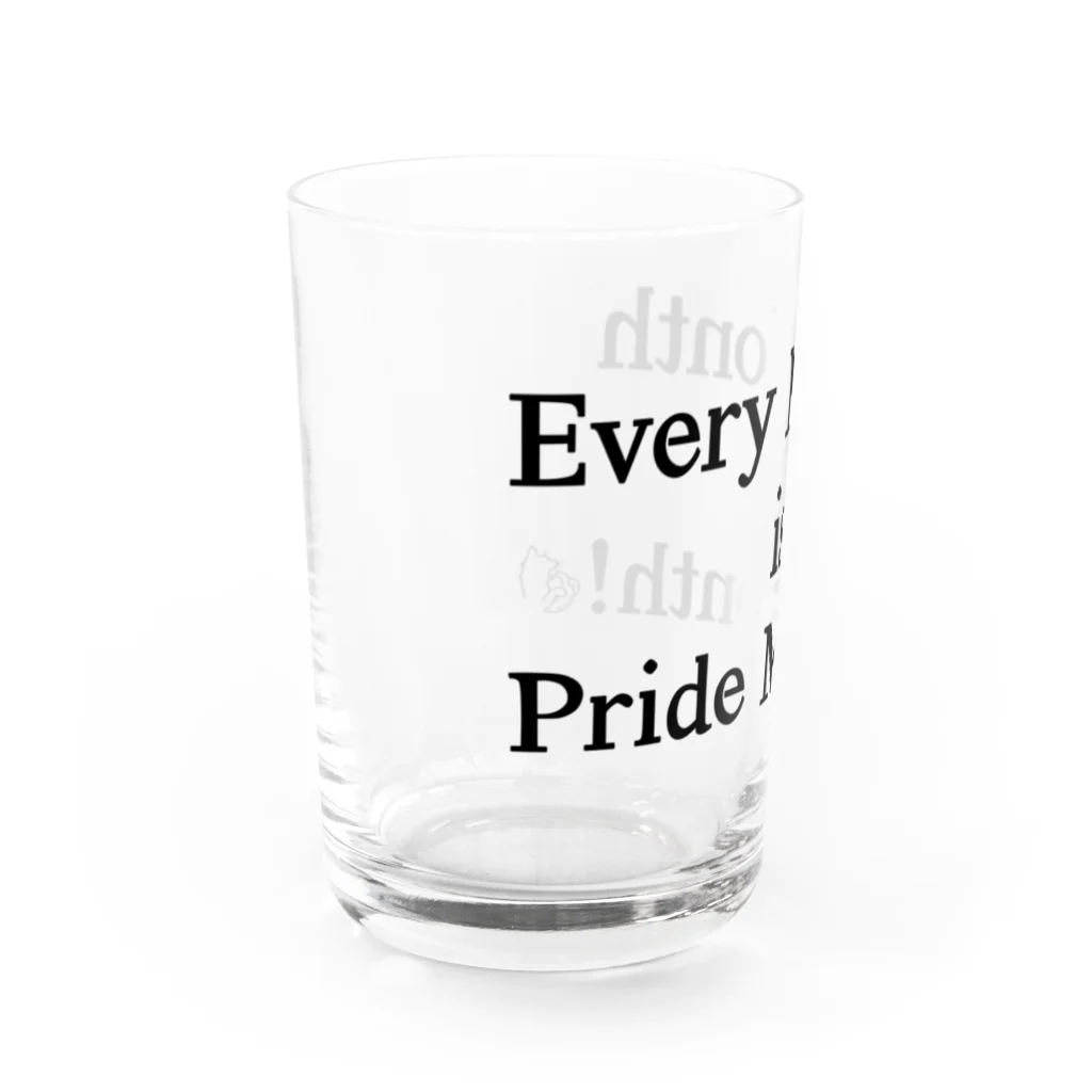 無真獣73号のEvery Month is Pride Month! Water Glass :left