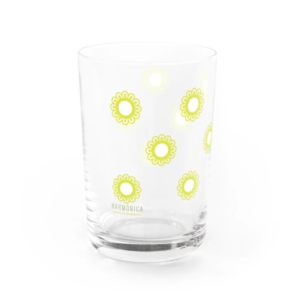 パティスリーハーモニカの昭和レトロ風ハーモニカ花(大き目) Water Glass :left