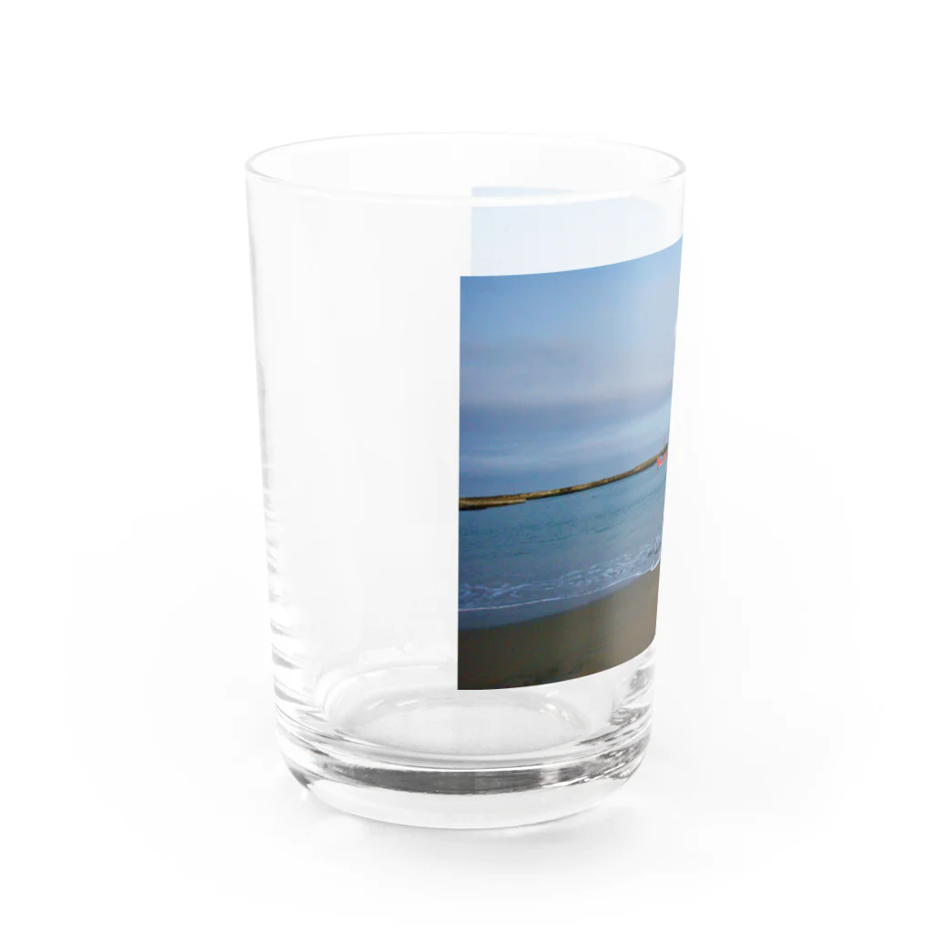 鳥取カランコロンの夜明け前のくじら Water Glass :left