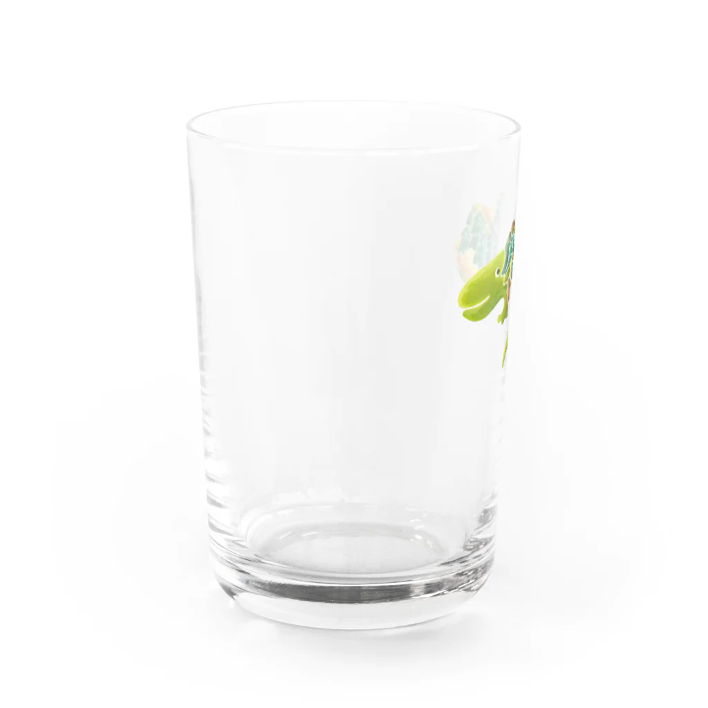 yuckeの森ワニ Water Glass :left