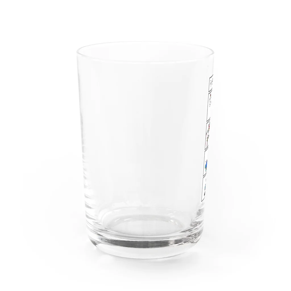 🐢かめきち🐬の7月限定アイテム「4コマ」グッズ！ Water Glass :left