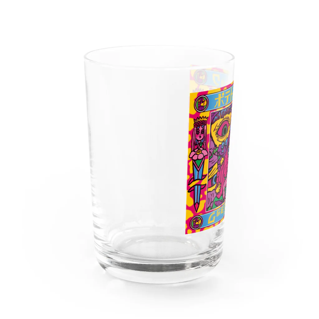 POTATO SHOCK!!の原田ちあき×POTATOSHOCK!!コラボグッズ Water Glass :left