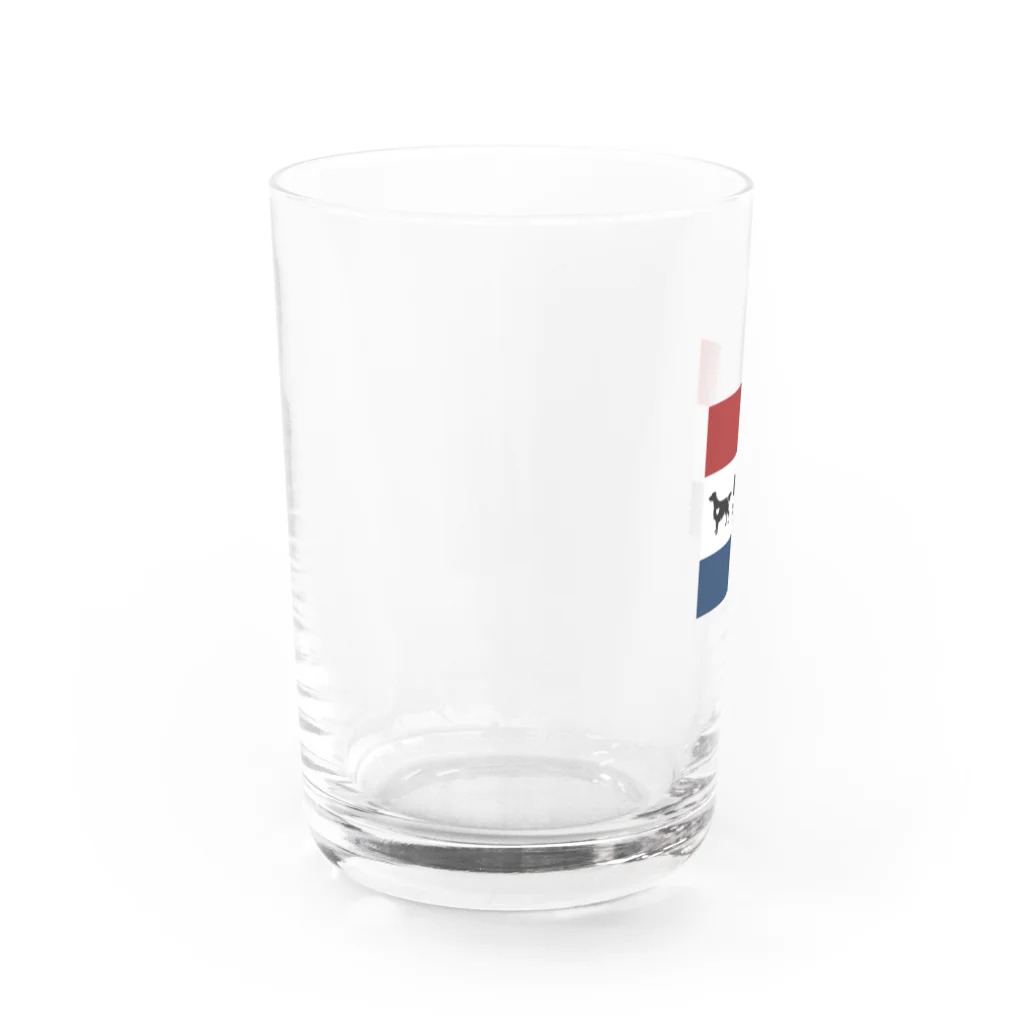 nordic_irishsetterのトリコロールノルディック Water Glass :left