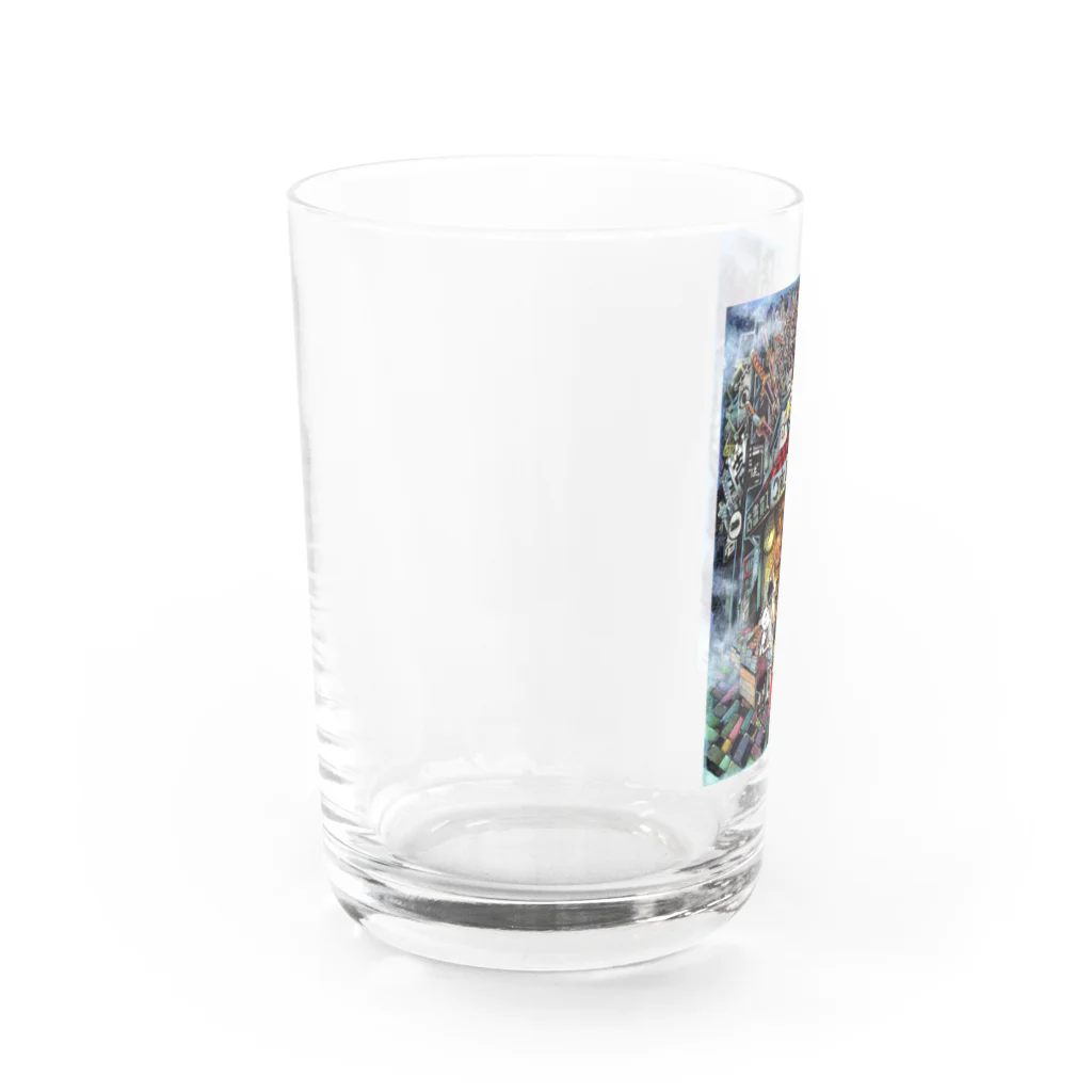 月が輝くこんな夜にの如月書店 Water Glass :left