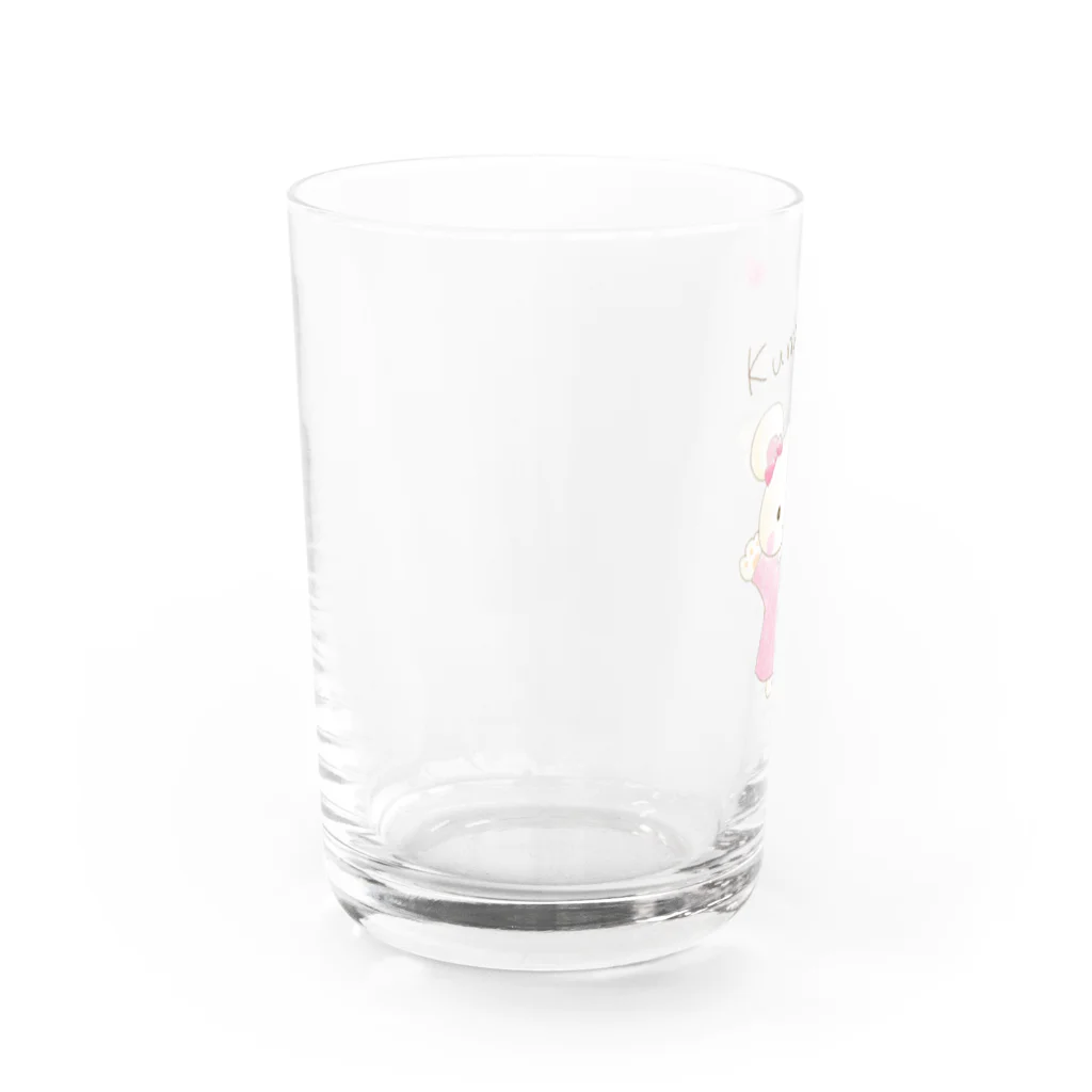 くまこちゃん♡のくまこちゃん♡ Water Glass :left