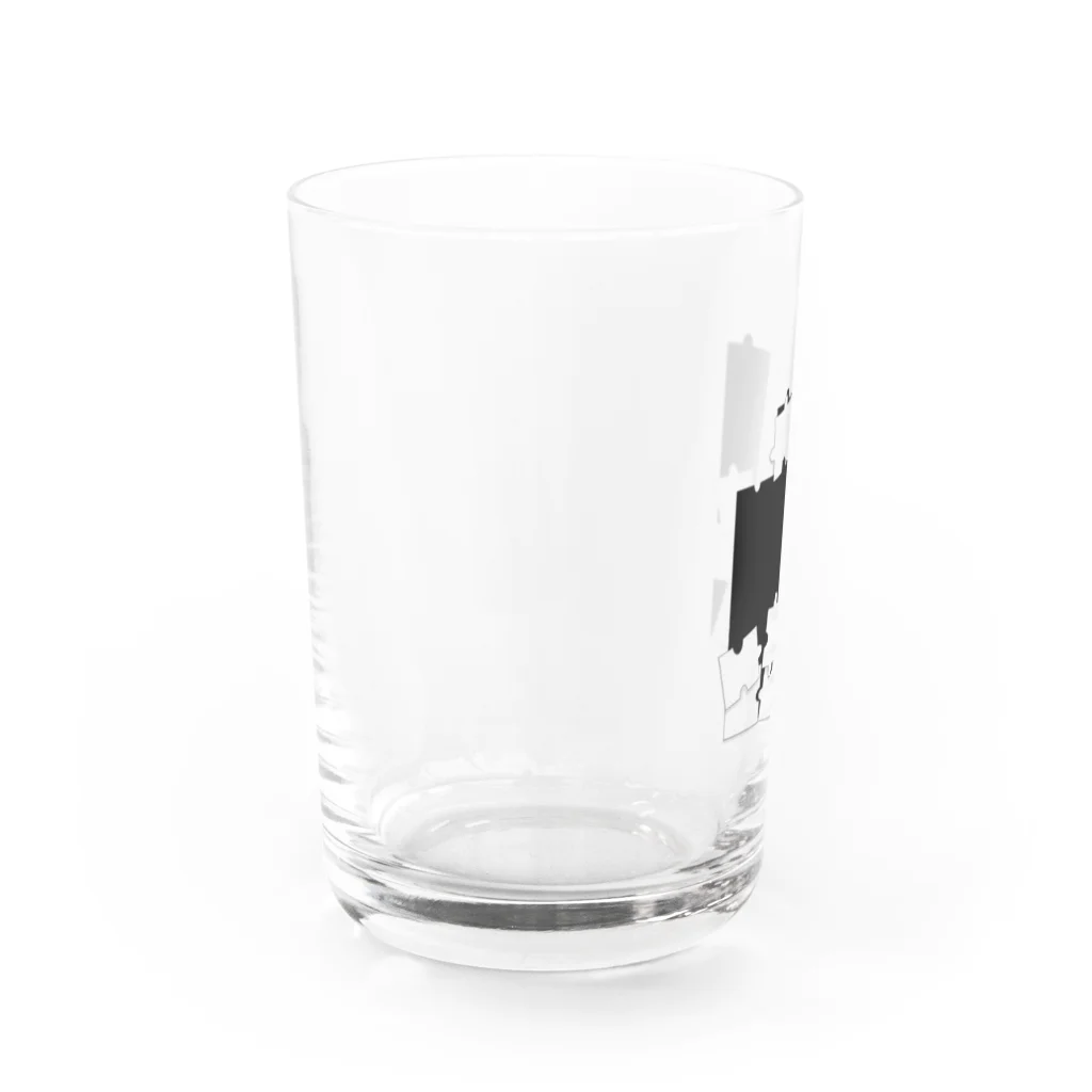 白菜モグモグのバラバラパズル Water Glass :left