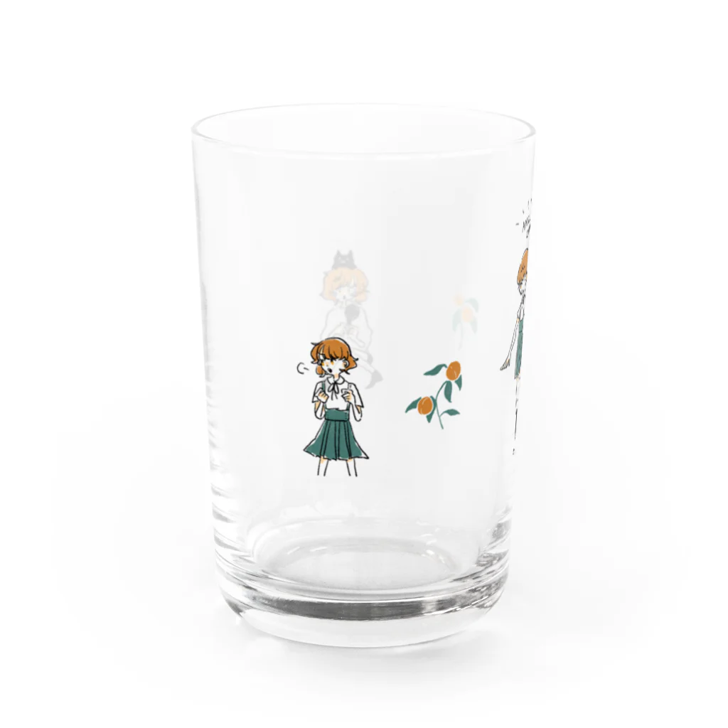 のりつくだにパークのアンズちゃん Water Glass :left