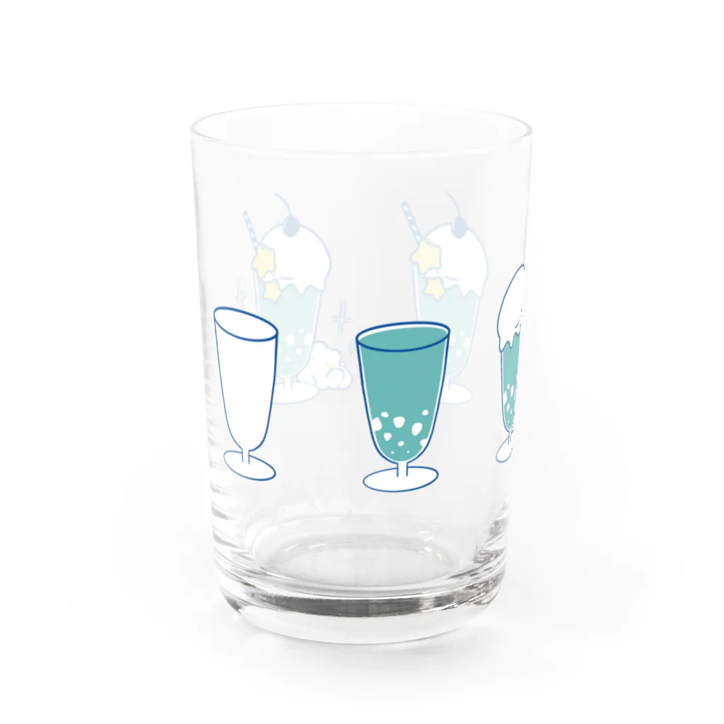 くまとソーダのくまとソーダ Water Glass :left