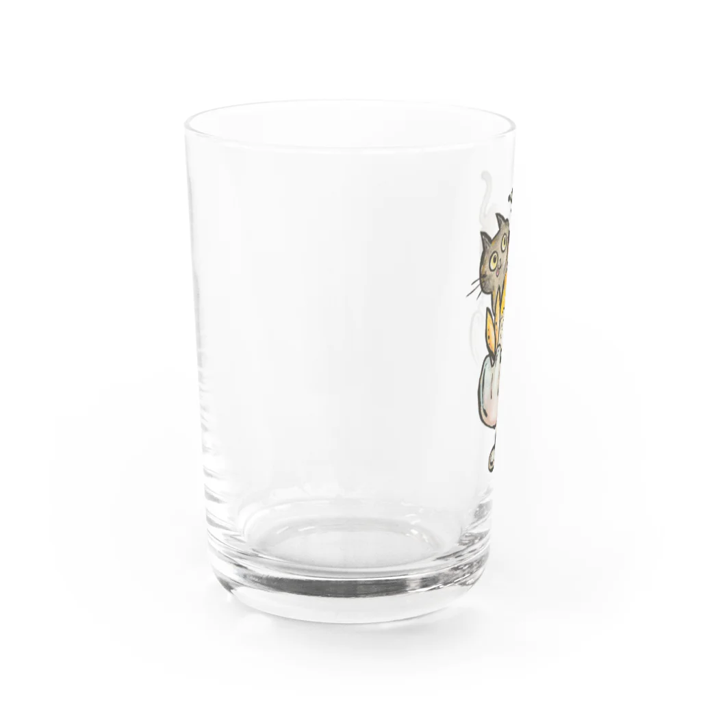 Ronnie and abbeyのさくらんぼどろぼう Water Glass :left