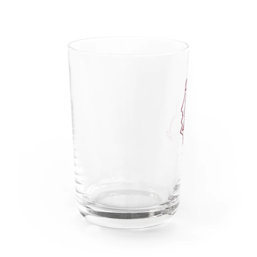 埼玉県はいちご味のキツツキトラップリップ Water Glass :left