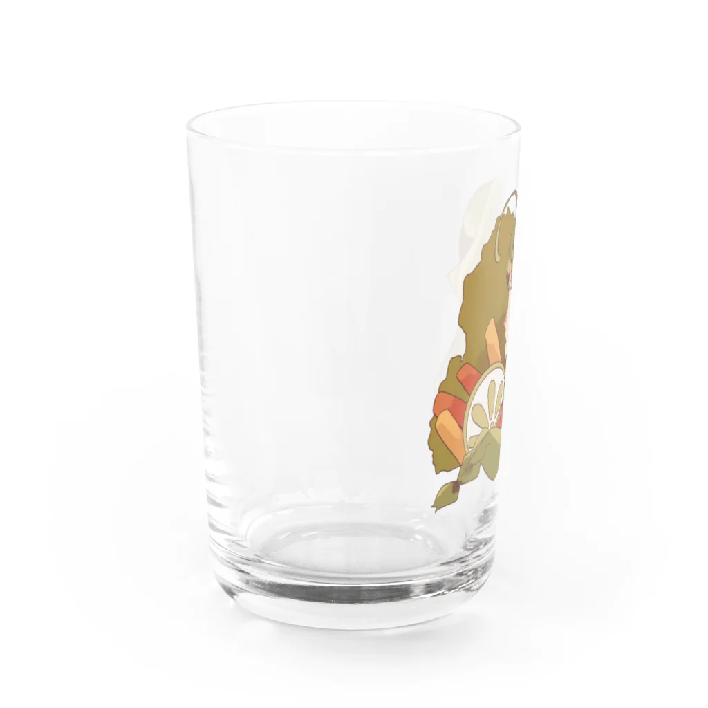 この世の終わりみてぇな浅葱共のグッズ持ち寄り集会場。のミヅキ round Water Glass :left