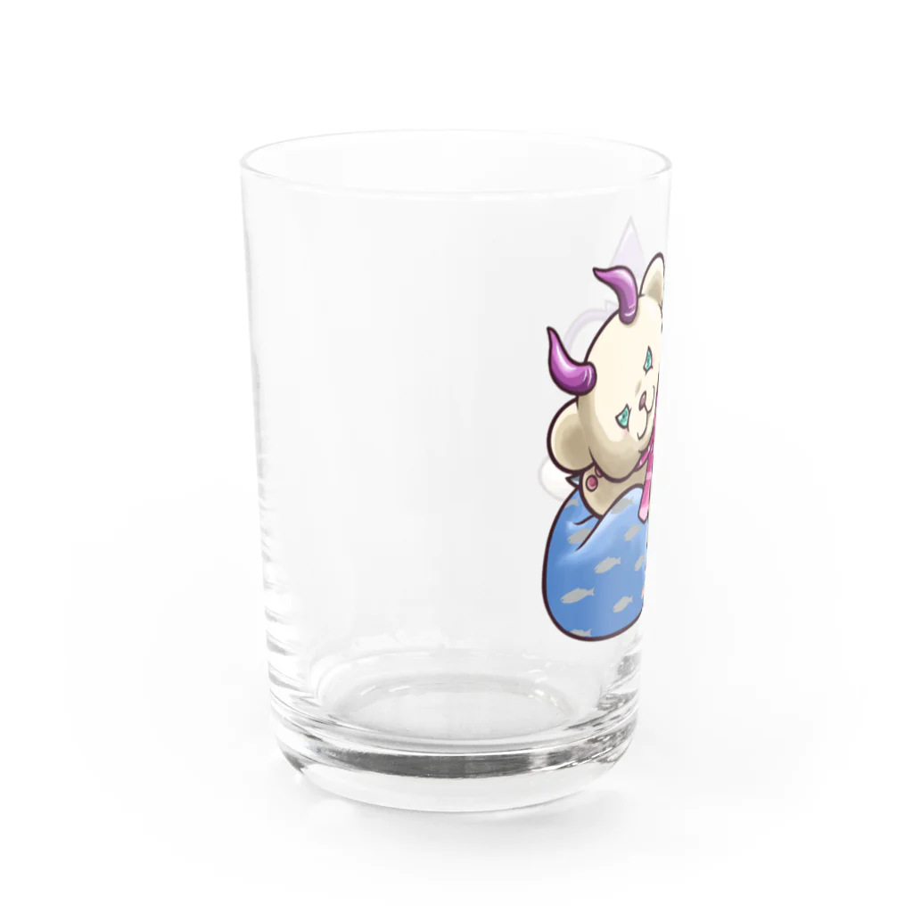 Blue Regionのデリバリーなんもしないクマちゃん Water Glass :left