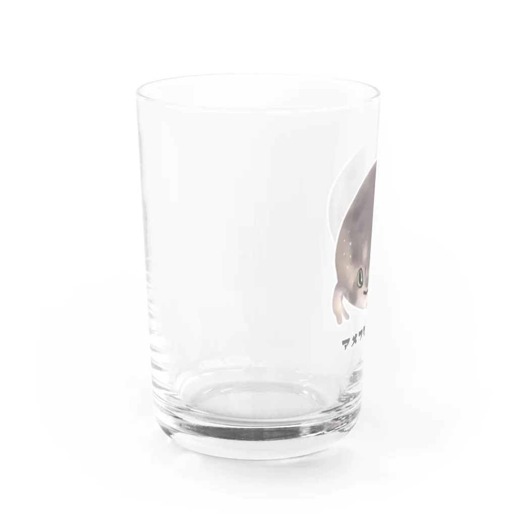 raraのゆるかわTシャツ屋さんのアメフクラガエル Water Glass :left