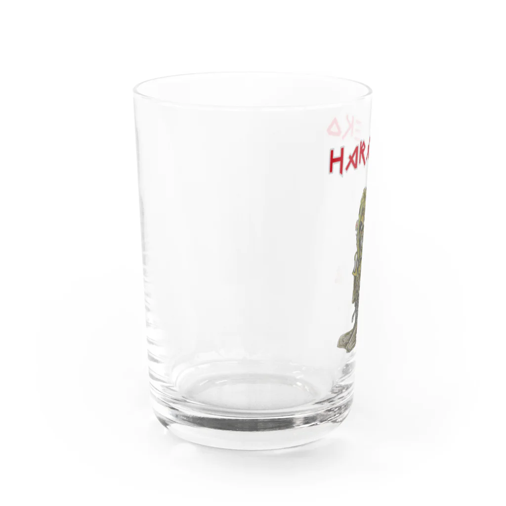 ギャグサーカスのHARAPEKO[腹ペコ]Tシャツ～アイアンメイデン仕立て～ Water Glass :left